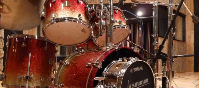 Yamaha Recording Maple Drum Kit Recording Session
