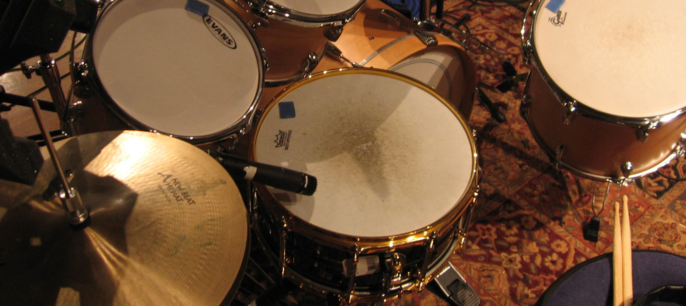 SM57 Recording Pearl Brass Snare Drum